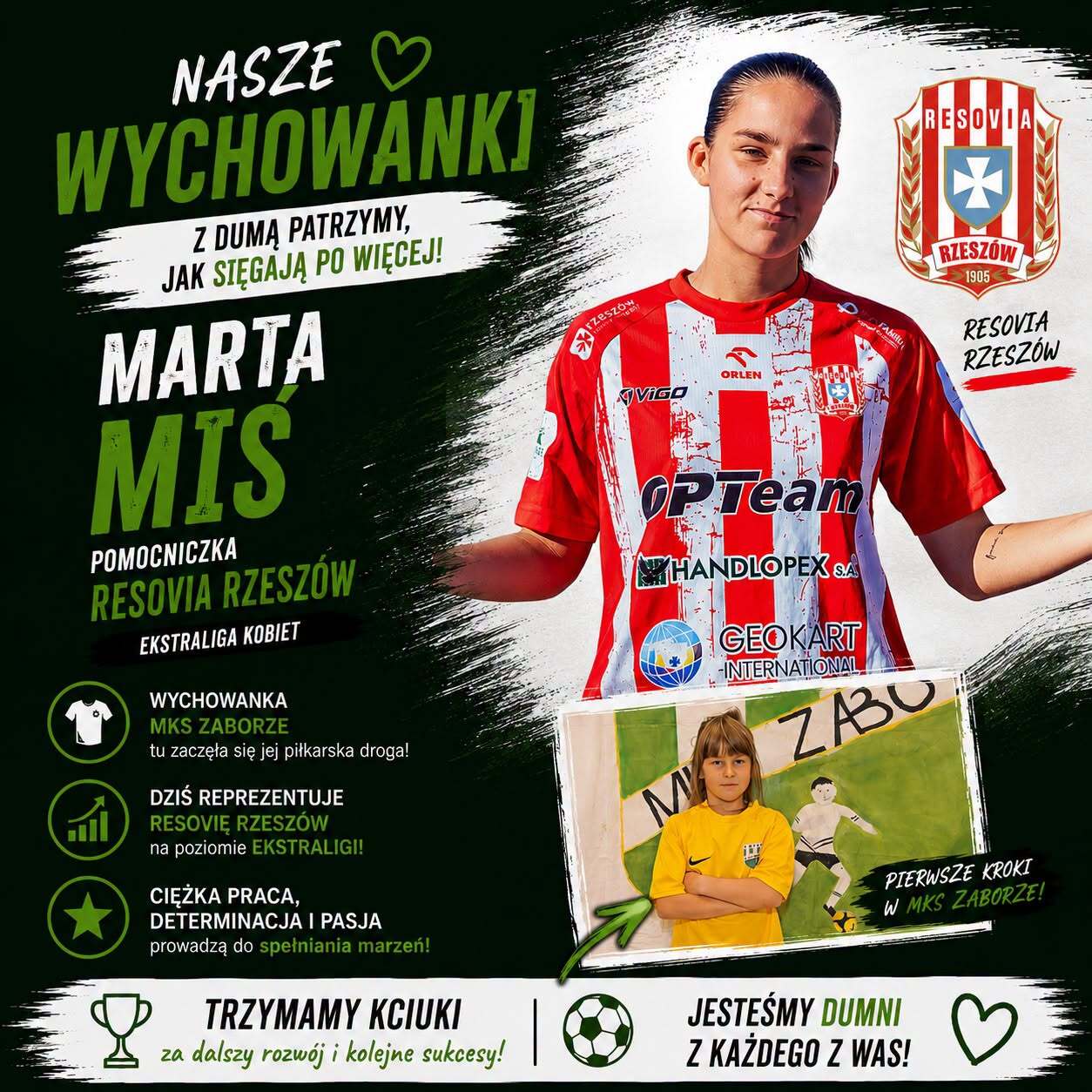 Marta Miś — wychowanka MKS Zaborze